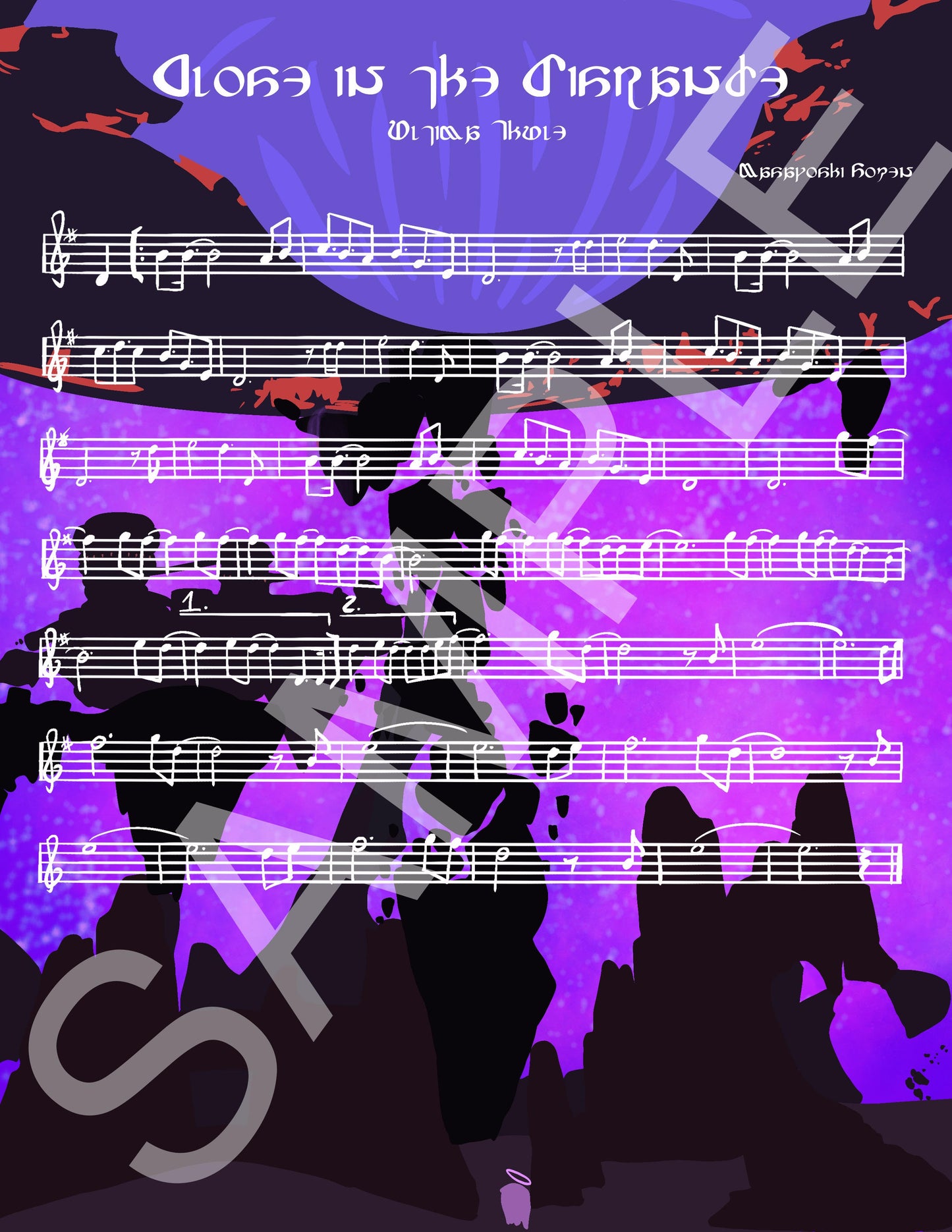 [PRE-ORDER] FFXIV Sheet Music Print